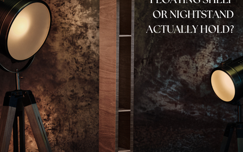 How Much Weight Can a Floating Shelf or Nightstand Actually Hold? Real Numbers, by Type