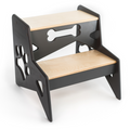 Tritthocker aus Holz (Pfoten)