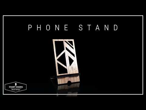 Support de téléphone en bois