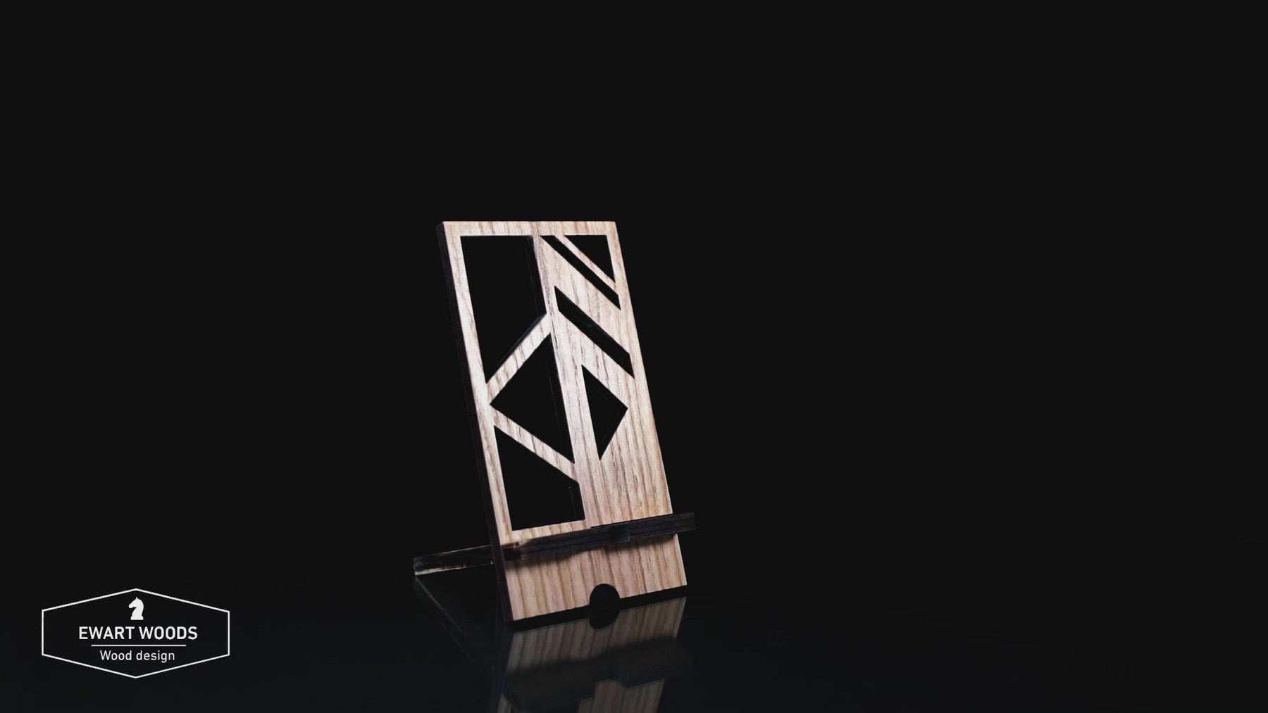 EWART WOODS wooden phone holder in different styles