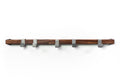 Wall hanger with 5 metal hooks - EWART WOODS