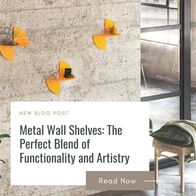 Étagères murales en métal : Le mélange parfait de fonctionnalité et d'artistry