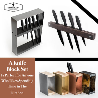 Un juego de bloques de cuchillos es perfecto para cualquier persona a la que le guste pasar tiempo en la cocina