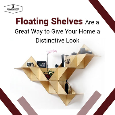 Los estantes flotantes son una excelente manera de darle a su hogar un aspecto distintivo