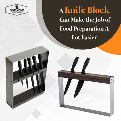 Un bloque de cuchillos puede facilitar mucho la preparación de alimentos