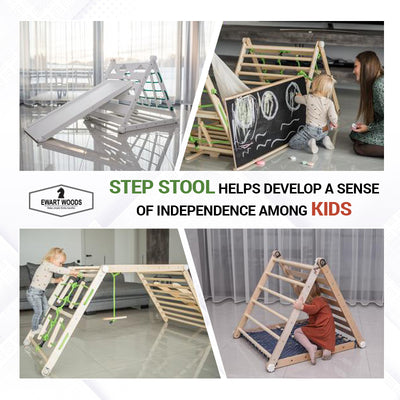 Step Stool helps Develop a Sense of Independence Among Kids