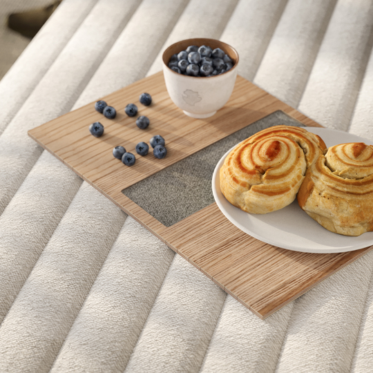 Bandeja para brazo de sofá (amarillo)