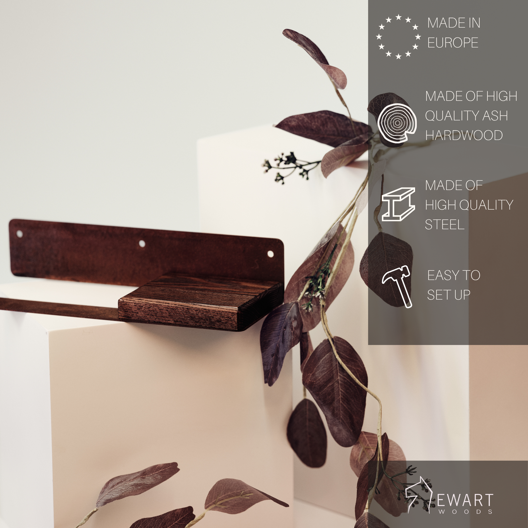Porte-papier toilette avec étagère