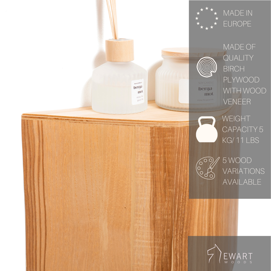 Plant stand indoor wood unique design and craftsmanship