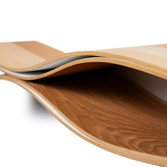 Wooden floating shelf fish form design layout