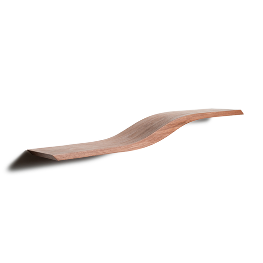 Floating Wall Shelf Wave Filled