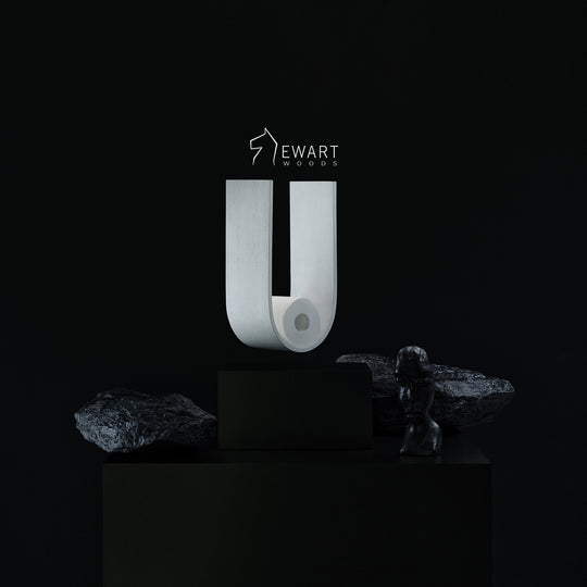 Porte-papier toilette en forme de U