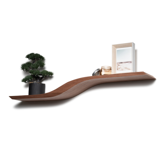 Sculptural Wave Shelf