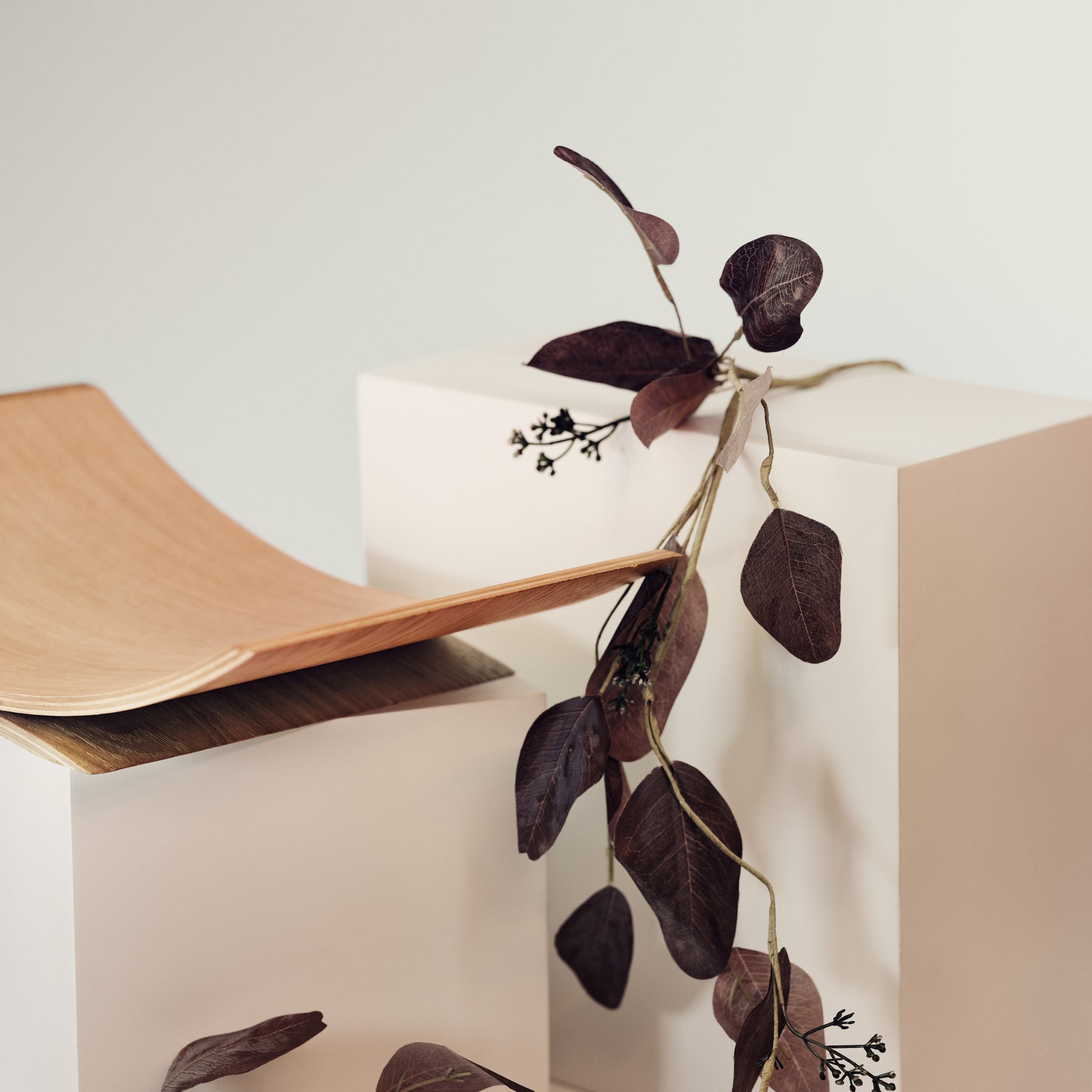 Porte-serviettes roulées en bois