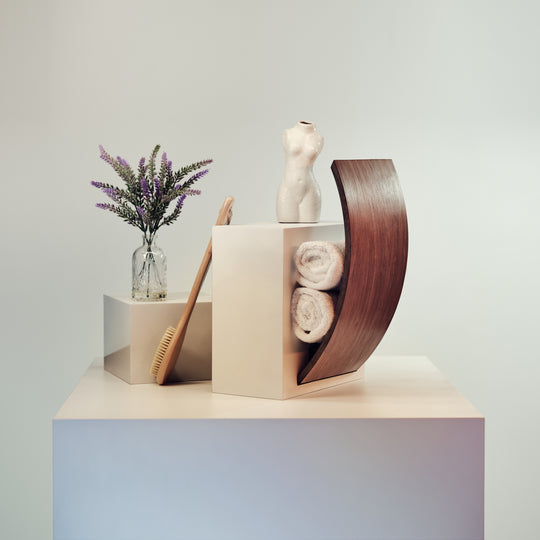 rolled towel holder wall mounted with open top 