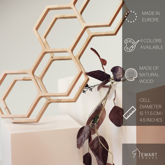 Étagère papier toilette mural -HONEYCOMB