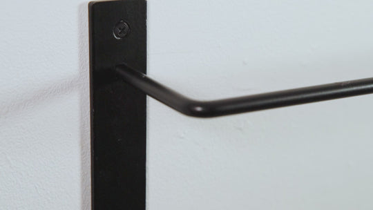 Soporte de toallas de metal horizontal