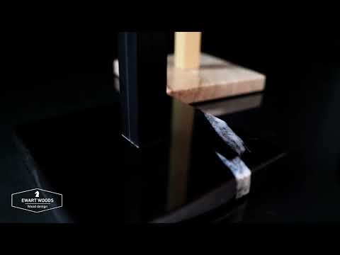 Universal paper towel holder made of marble