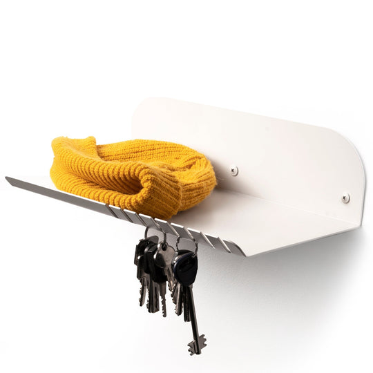 Estante para llaves montado en la pared de metal