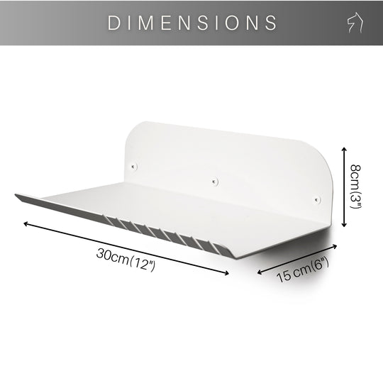 Estante para llaves montado en la pared de metal