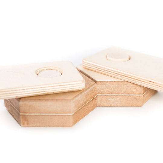 Wooden hexagon shape balance beam - EWART WOODS