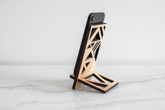 Wooden phone stand - EWART WOODS
