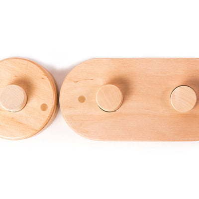 Wooden balance beam connectors Montessori balance board linking set for kids