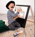 Wooden kids chalkboard easel - EWART WOODS