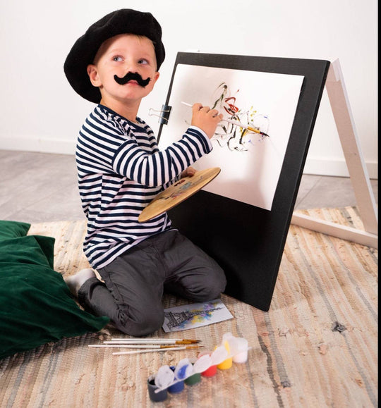 Wooden kids chalkboard easel - EWART WOODS