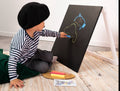 Wooden kids chalkboard easel - EWART WOODS