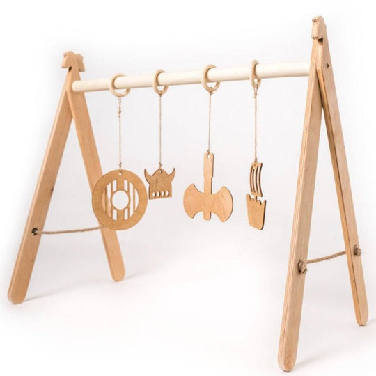 Wooden play gym for baby (Viking gym) - EWART WOODS