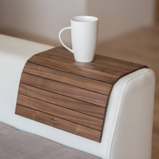 Sofa arm tray exotic colors - EWART WOODS
