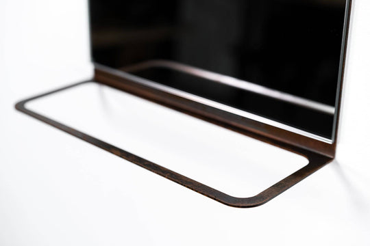 Towel rack with shelf bath holder - EWART WOODS